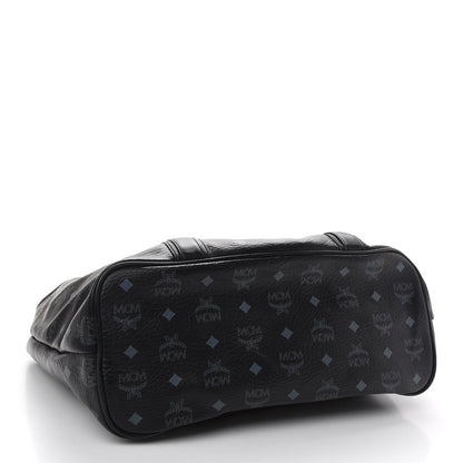 MCM Visetos Shopping Tote Black 6 of 13
