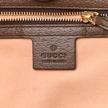 Gucci GG Supreme Monogram Medium Ophidia Shopping Tote Brown 6 of 17
