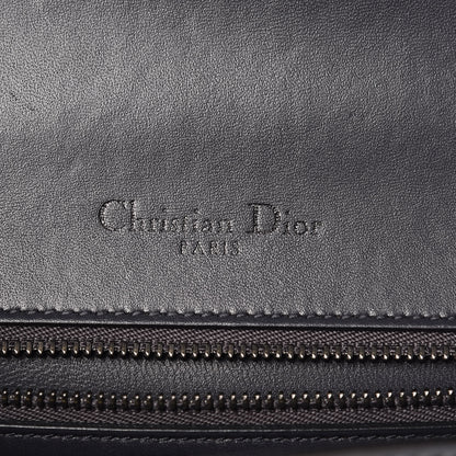 Christian Dior Metallic Patent Micro-Cannage Small Diorama Flap Bag Onyx Black 8 of 13