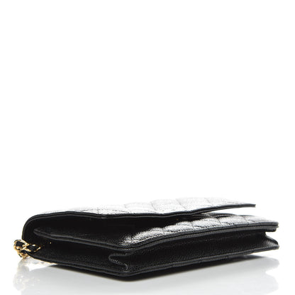 Chanel Caviar Quilted Wallet On Chain WOC Black 4 of 10
