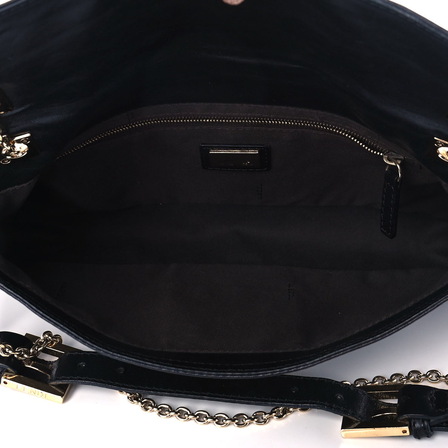 Fendi Vitello Acqua Maxi Baguette Bag Black 5 of 10