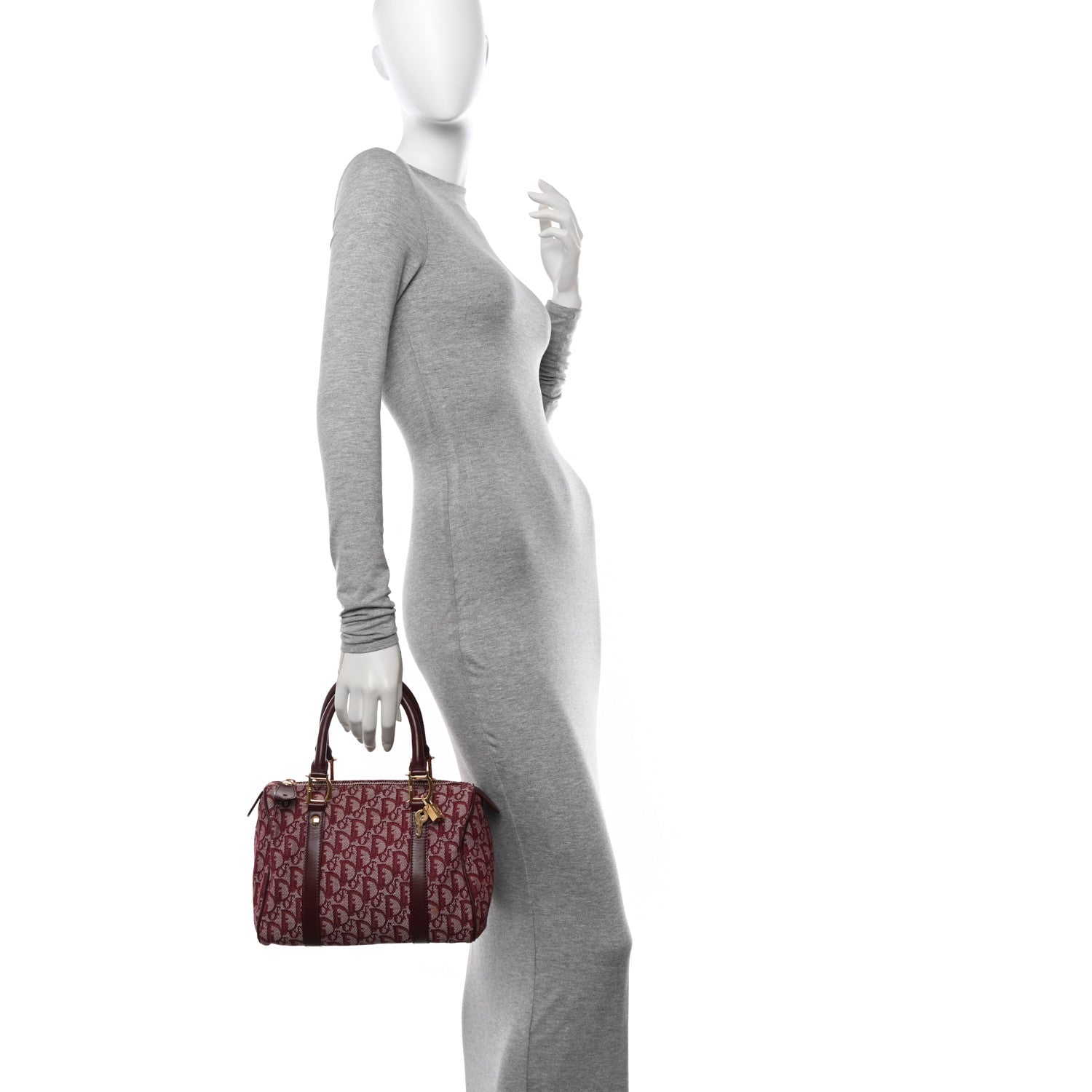 Christian Dior Monogram Boston Red 2 of 10