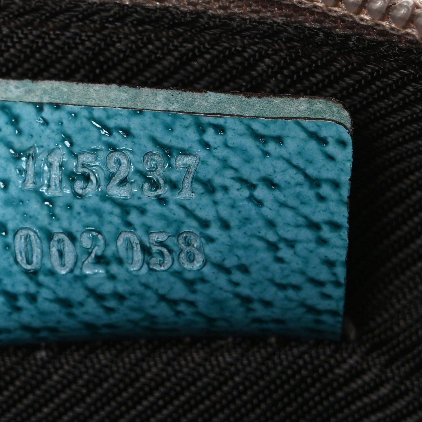 Monogram GG Cosmetic Case Turquoise