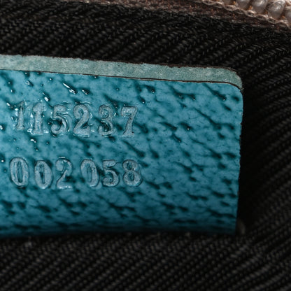 Gucci Monogram GG Cosmetic Case Turquoise 7 of 7