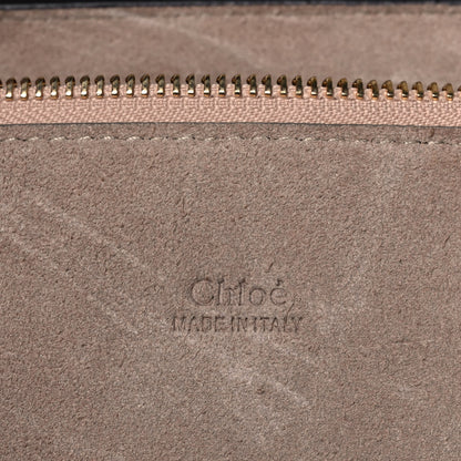 Chloe Patent Calfskin Medium Faye Shoulder Bag Motty Grey 6 of 10