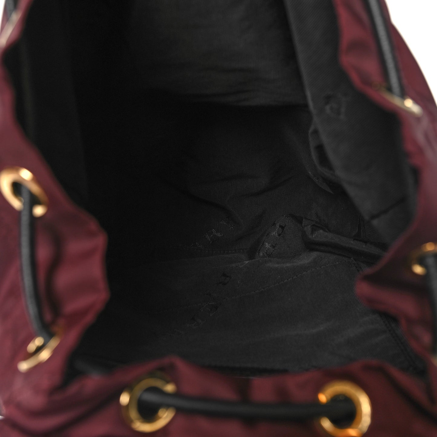 Nylon Large Rucksack Backpack Burgundy Red