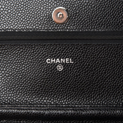 Chanel Caviar Quilted Wallet On Chain WOC Black 7 of 11
