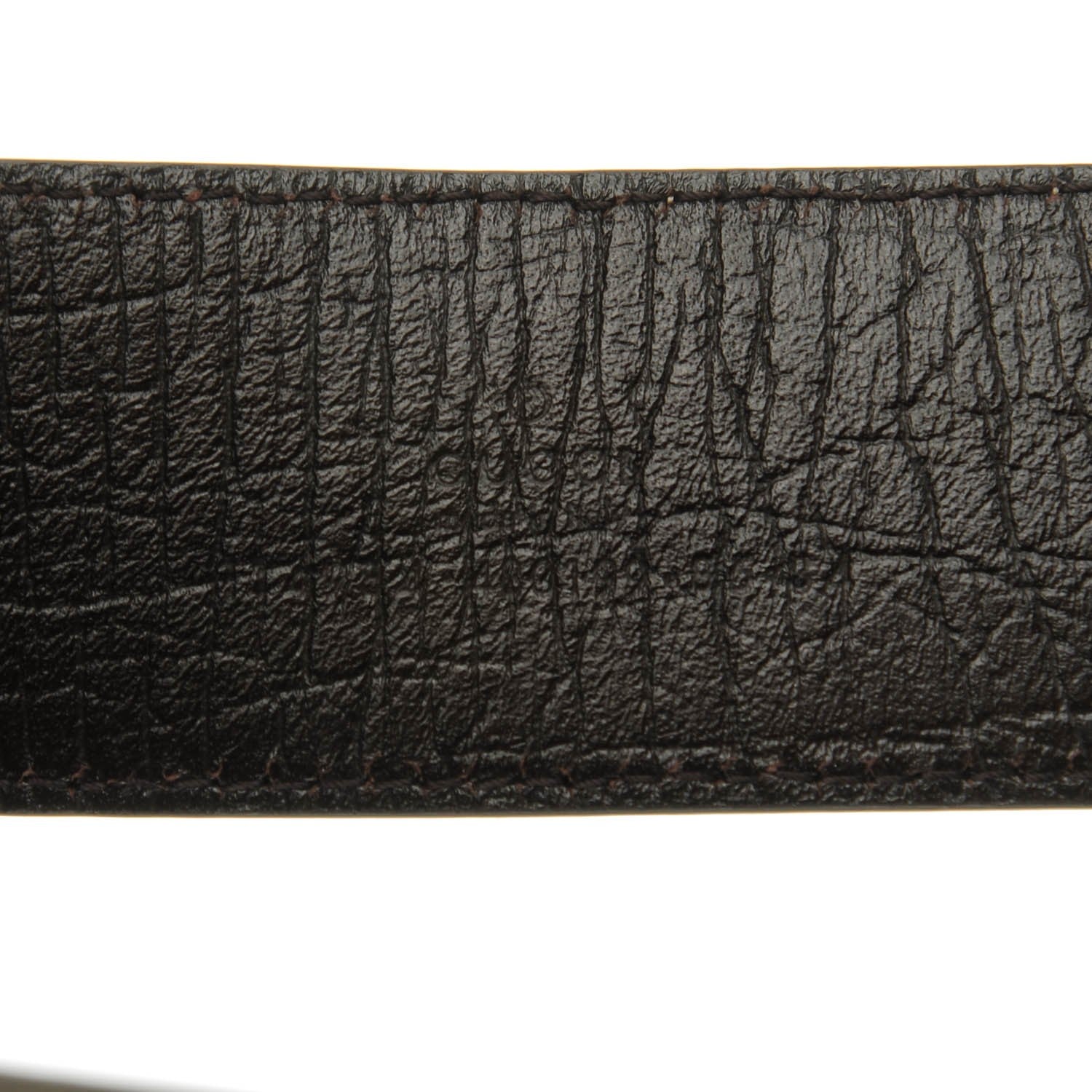 Gucci GG Plus Monogram Interlocking G Belt 85 34 Dark Brown 5 of 6