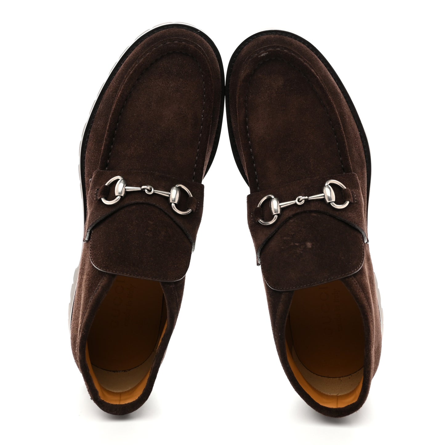 Suede Mens Horsebit Ankle Boots 8 Dark Brown