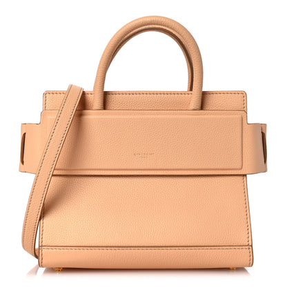 Givenchy Grained Calfskin Mini Horizon Satchel Beige 1 of 10