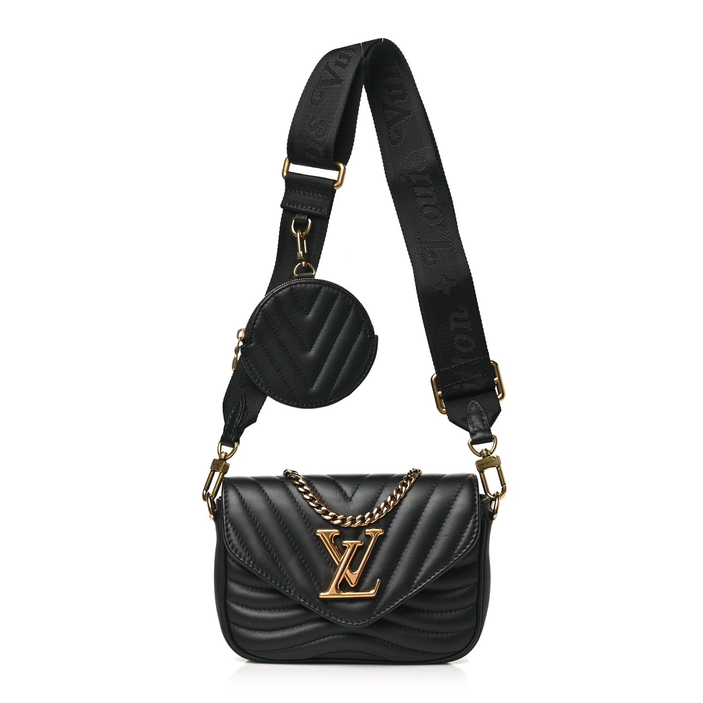 Calfskin New Wave Multi Pochette Black