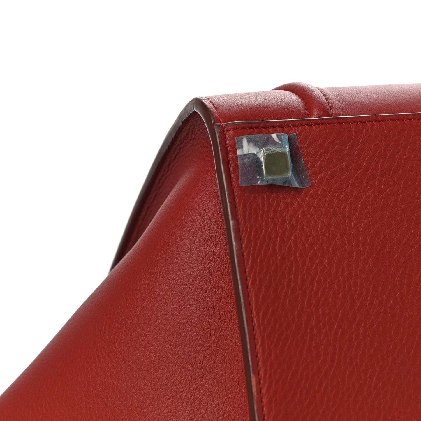 Supple Calfskin Medium Phantom Luggage Red
