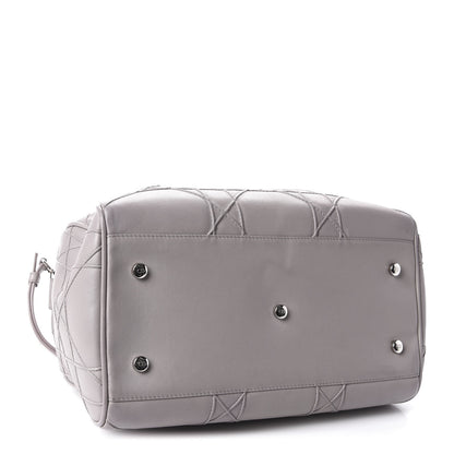 Christian Dior Lambskin Cannage Granville Polochon Grey 4 of 10