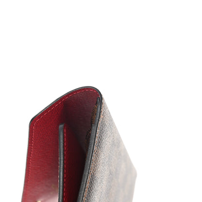 Louis Vuitton Damier Ebene Josephine Wallet Red 15 of 16