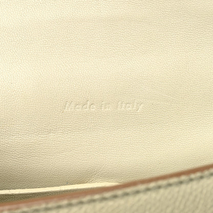 Celine Grained Calfskin Compact Trotteur White 6 of 11