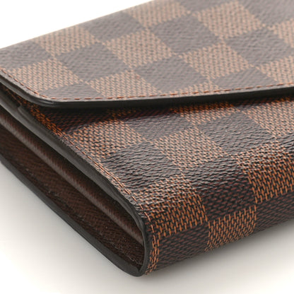 Louis Vuitton Damier Ebene Sarah Wallet NM 8 of 9