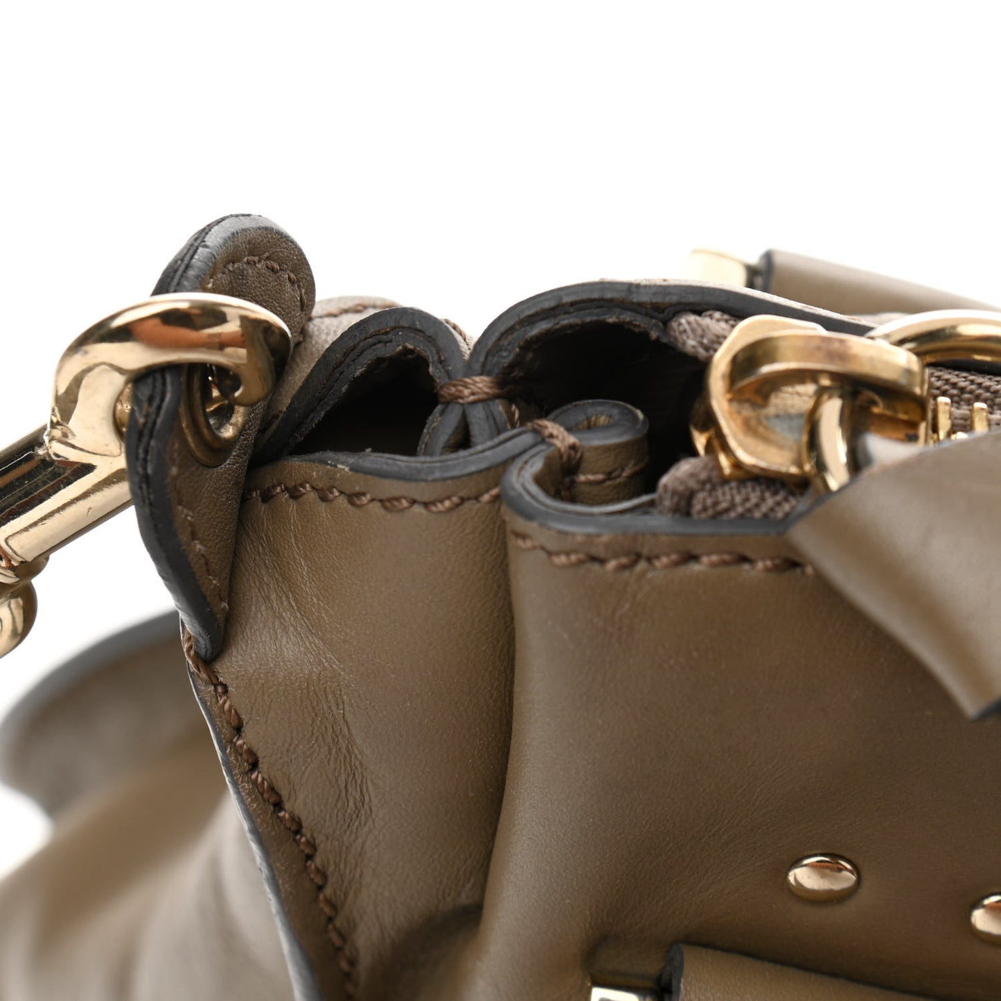 Calfskin Medium Marcie Satchel Anchor Grey