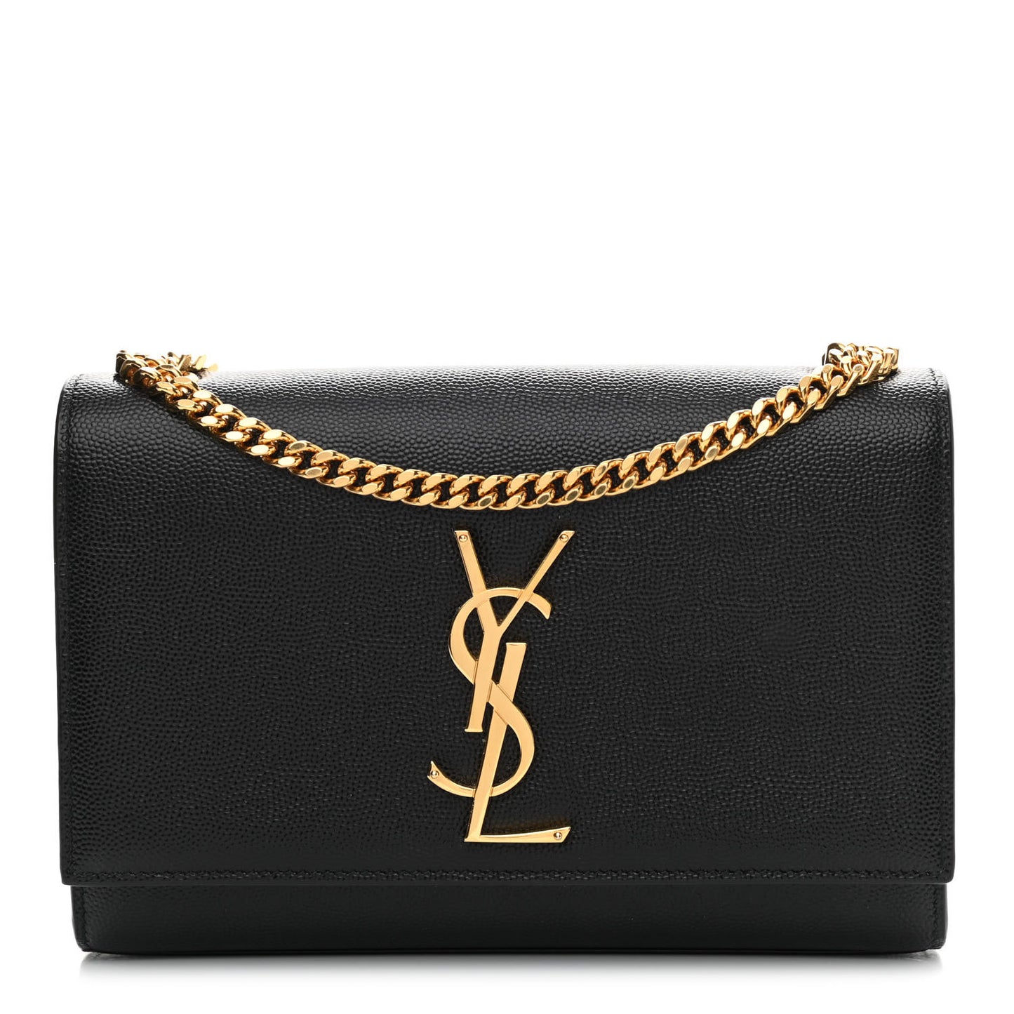 Grain De Poudre Small Monogram Kate Satchel Black