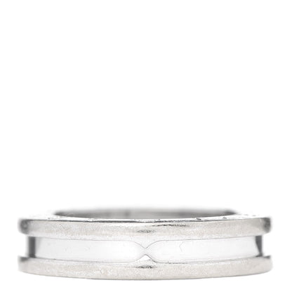 Bulgari 18K White Gold B.Zero1 One-Band Ring 48 4.5 1 of 5