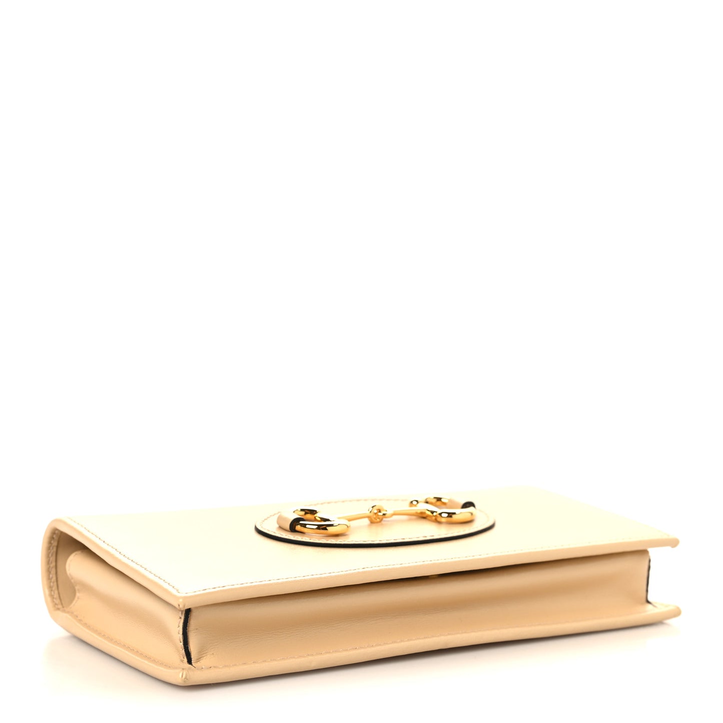 Boarded Plutone Calfskin Horsebit 1955 Wallet On Chain Bubble Tea
