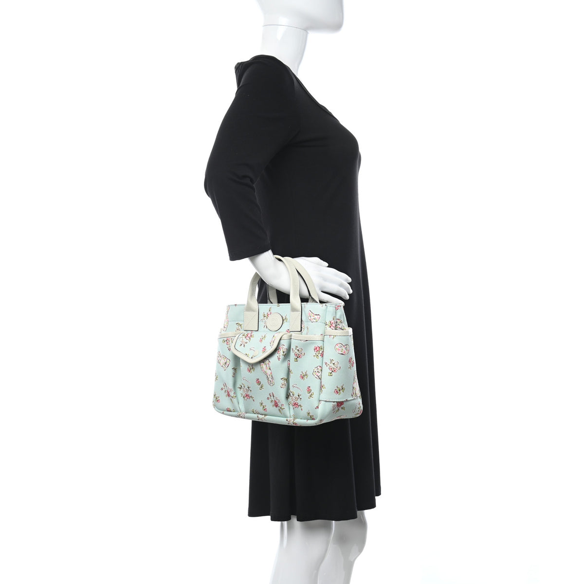 Gucci Canvas Floral Childrens Tote Light Blue 2 of 10