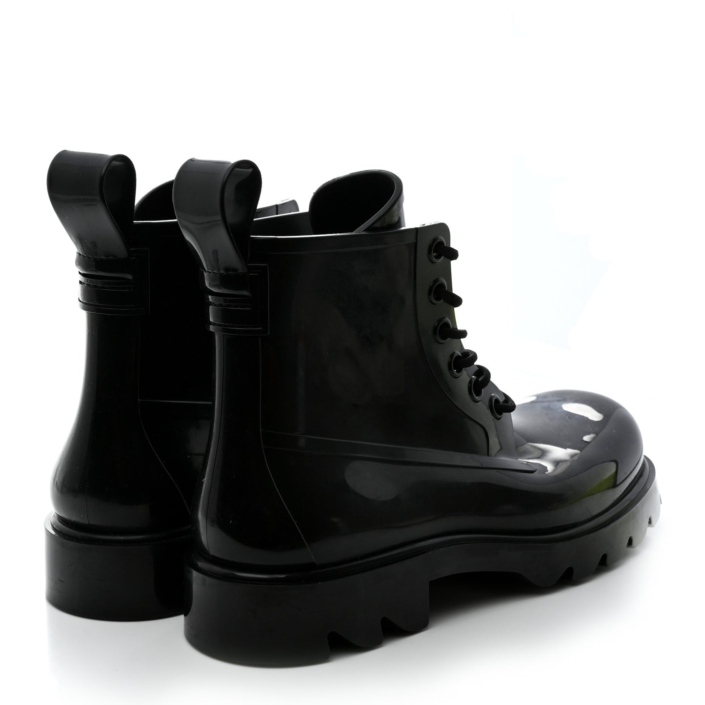 Rubber Stride Ankle Boots 42 Black