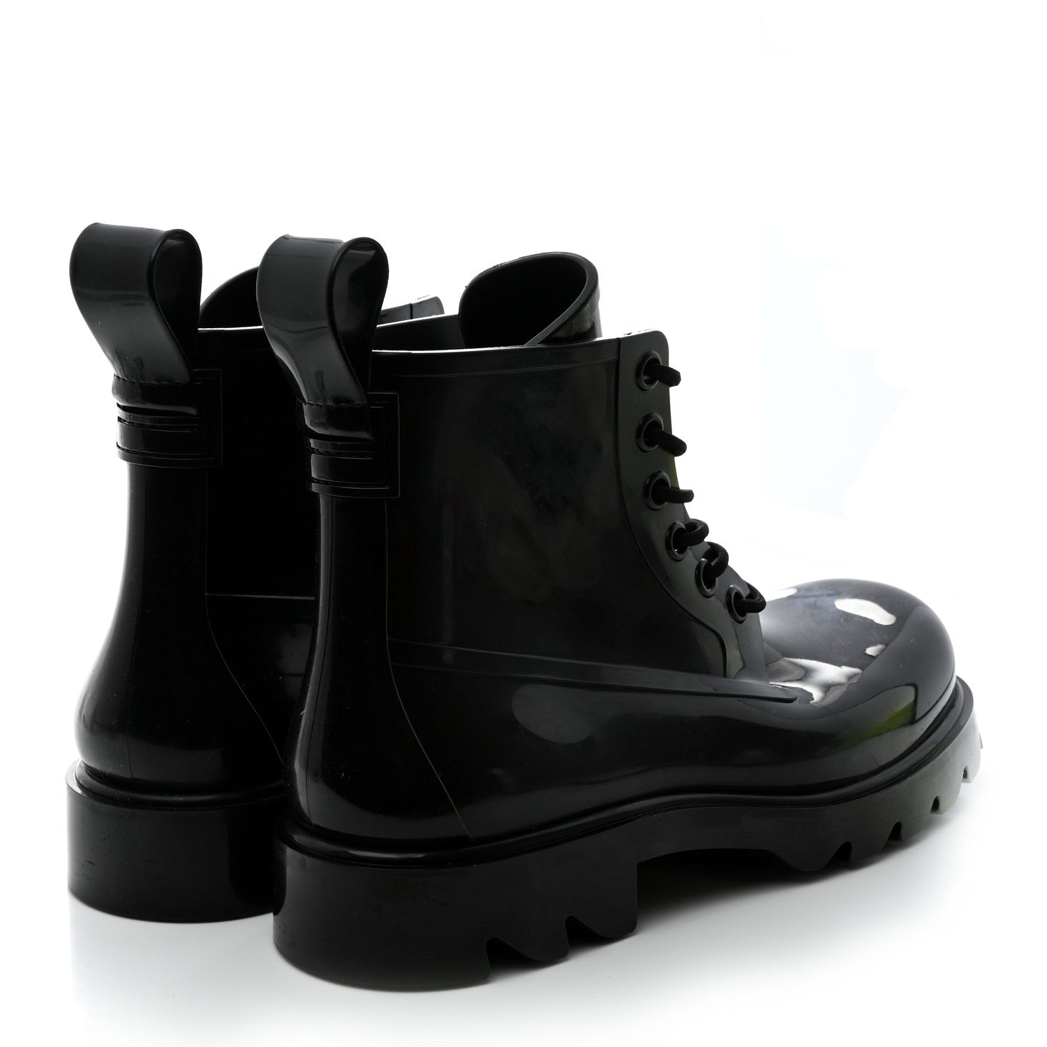 Bottega Veneta Rubber Stride Ankle Boots 42 Black 4 of 7