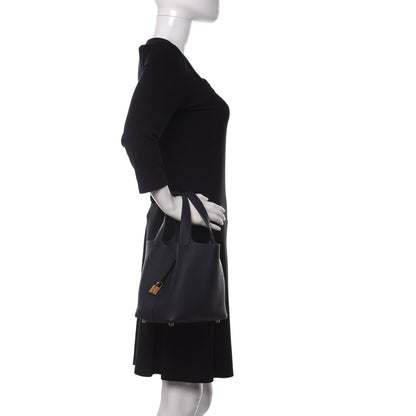 Hermes Taurillon Clemence Picotin Lock 18 PM Bleu Nuit 2 of 10