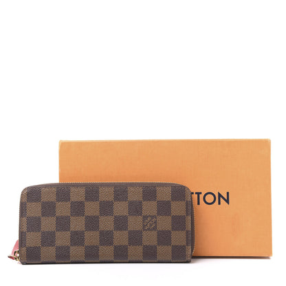 Louis Vuitton Damier Ebene Clemence Wallet Cherry 10 of 10
