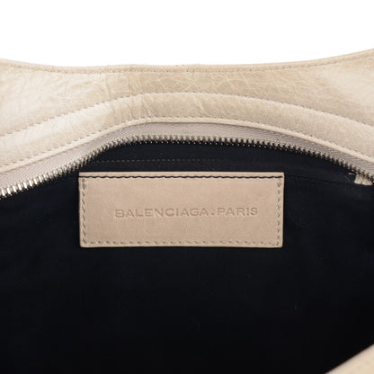 Balenciaga Pony Hair Swarovski Crystal City Bianco 7 of 14