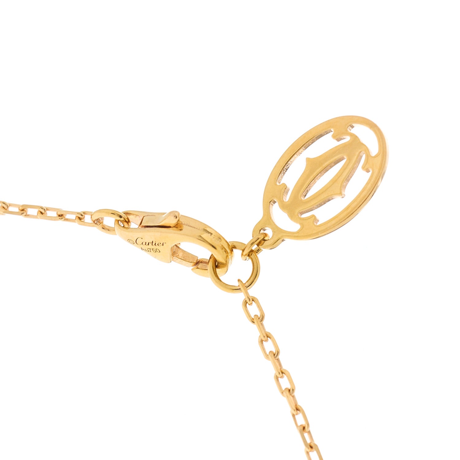 Cartier 18K Pink Gold Diamond LM D'Amour Pendant Necklace 4 of 5