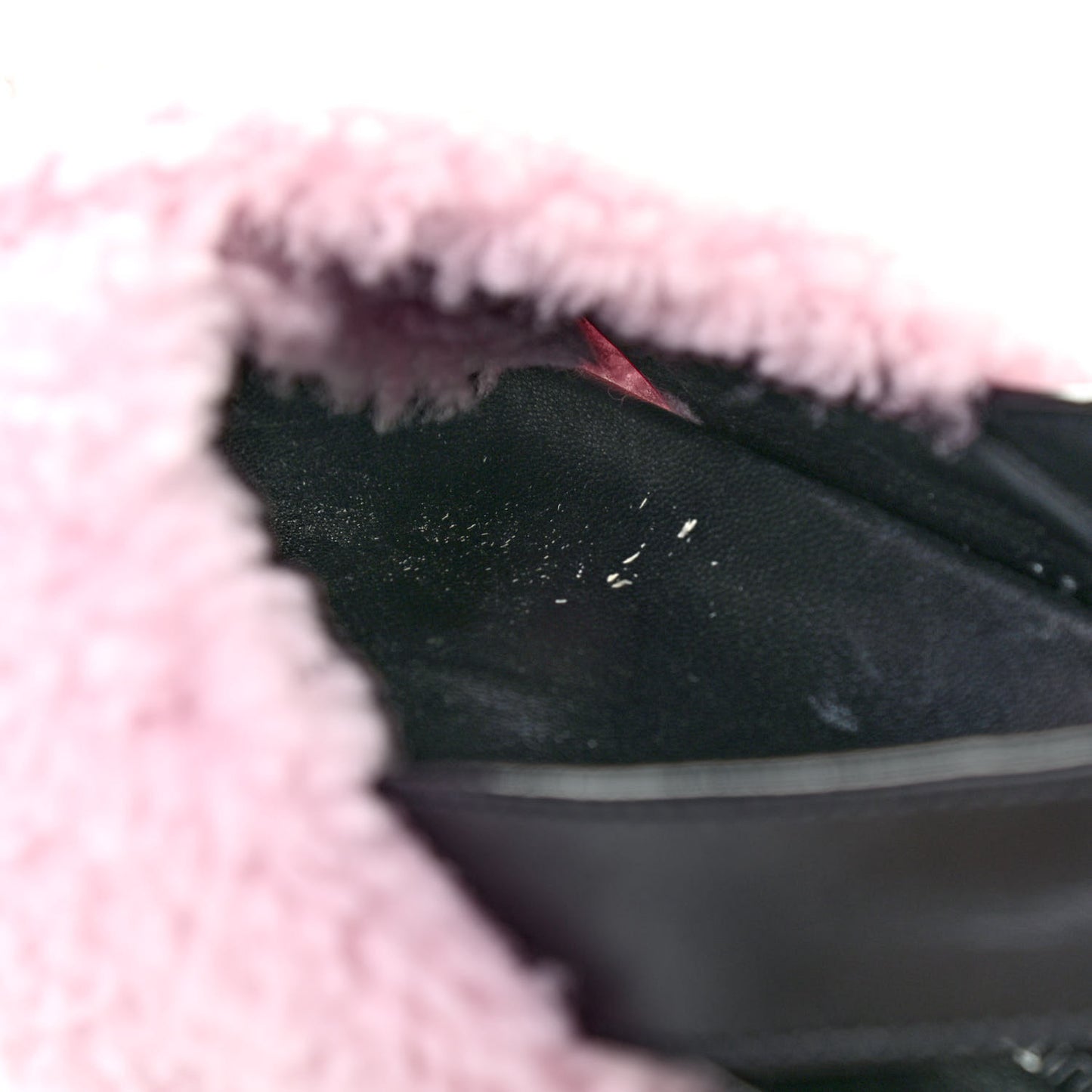 Shearling Paseo Sandals 40 Pink