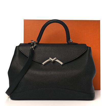 Moynat Taurillon Blush Calfskin Gabby MM Black 11 of 11