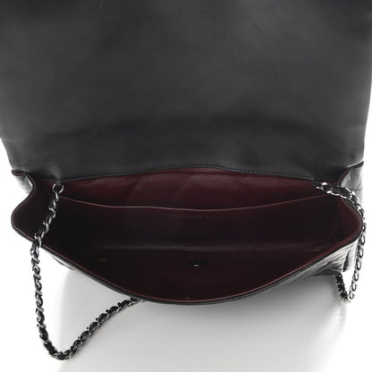 Chanel Lambskin Quilted Clutch With Chain Flap Black 5 of 12