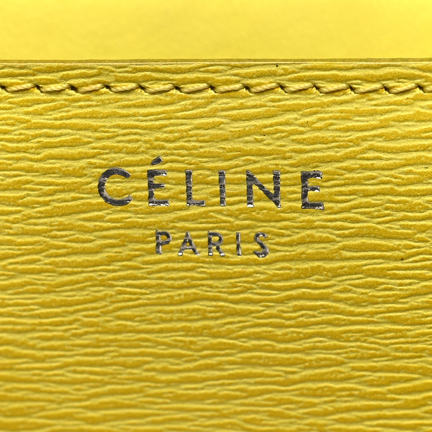 Liege Calfskin Medium Classic Box Flap Bag Fluo Yellow