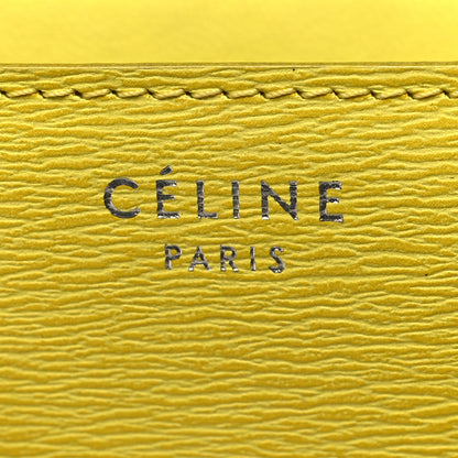 Celine Liege Calfskin Medium Classic Box Flap Bag Fluo Yellow 7 of 14