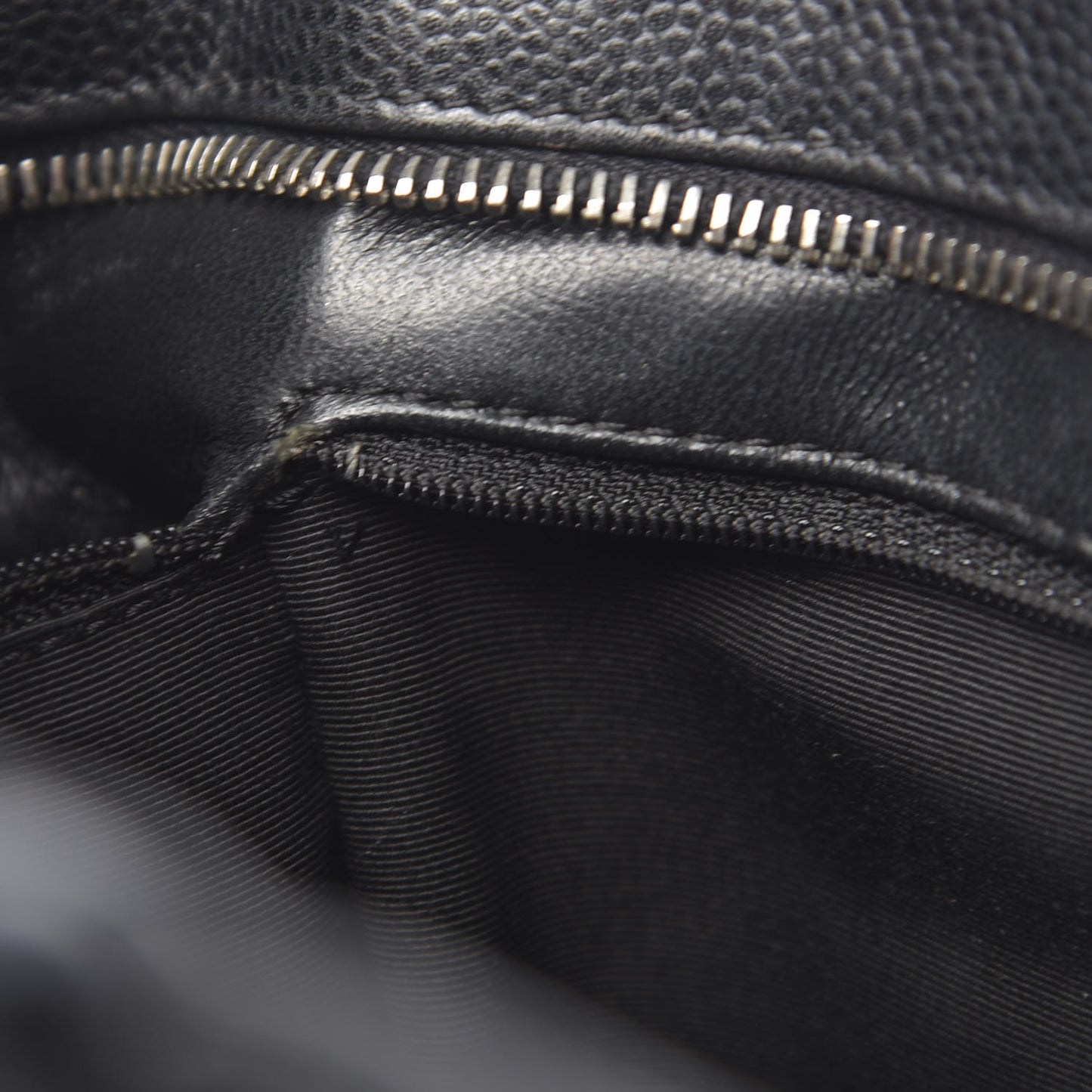 Caviar Quilted Medallion Tote Black