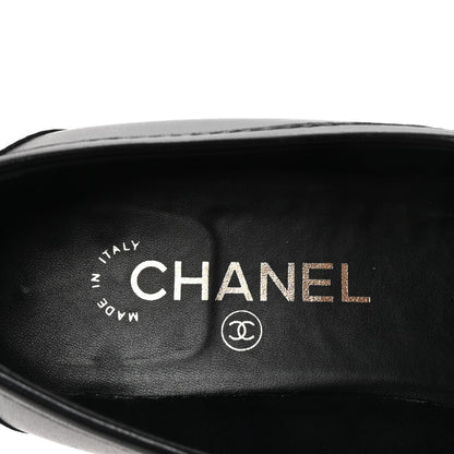 Chanel Lambskin Quilted CC Turnlock Loafers 40.5 Black 8 of 10