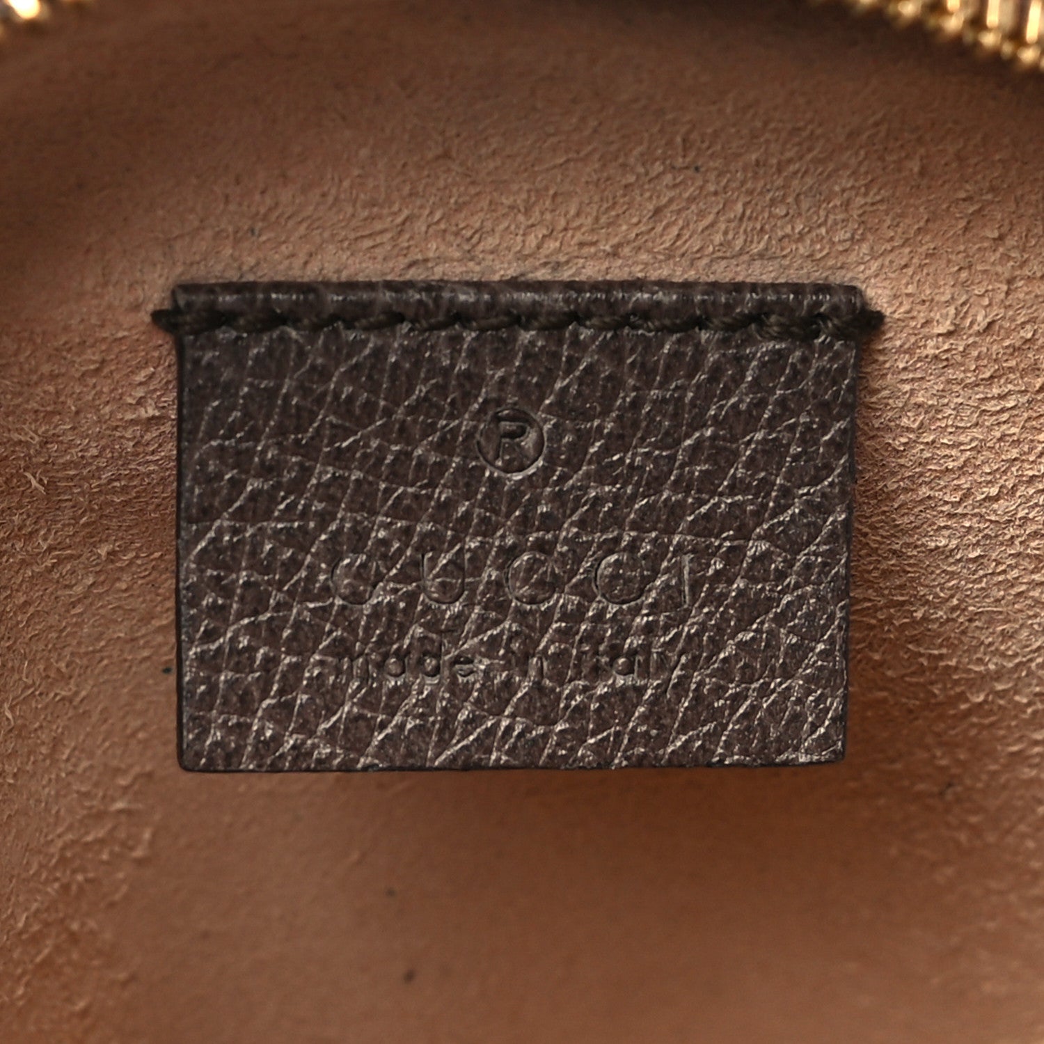 Gucci GG Supreme Monogram Web Mini Ophidia Round Shoulder Bag Brown 6 of 10