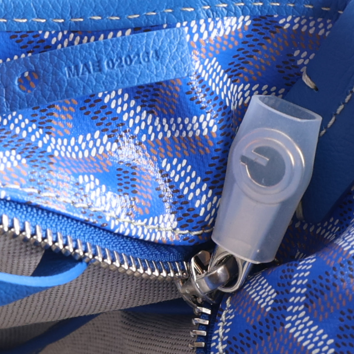 Goyard Goyardine Clover Mini Boheme Hobo Blue 7 of 10