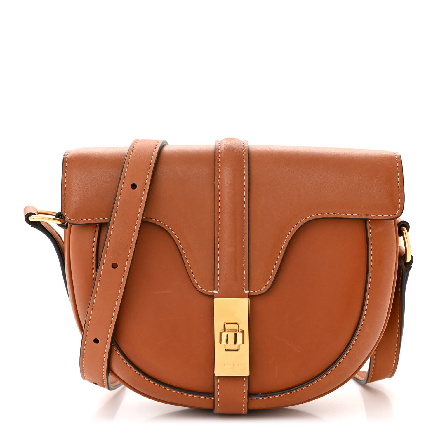 Celine Natural Calfskin Besace Small 16 Tan 1 of 11