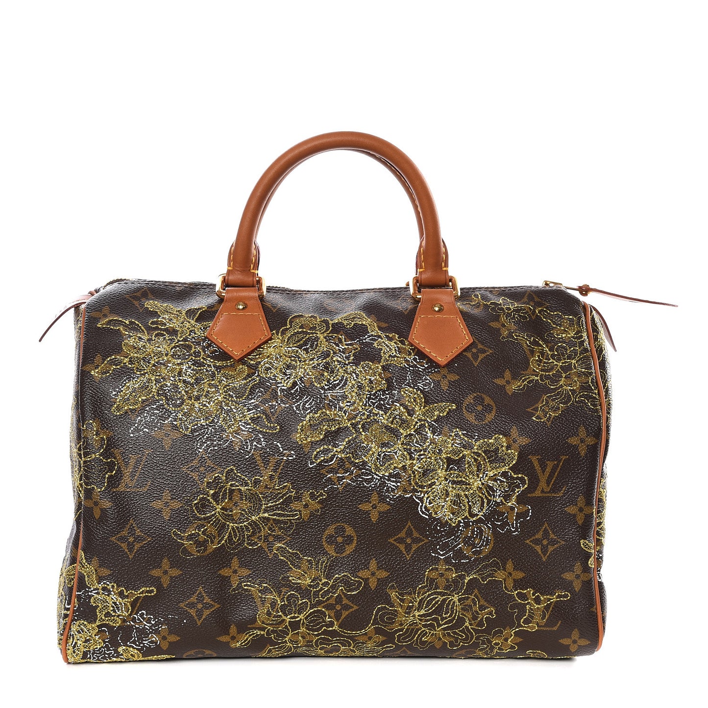 Monogram Dentelle Speedy 30 Gold