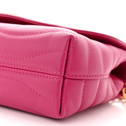 Louis Vuitton Calfskin LV New Wave Chain Bag Rose Freesia 9 of 11