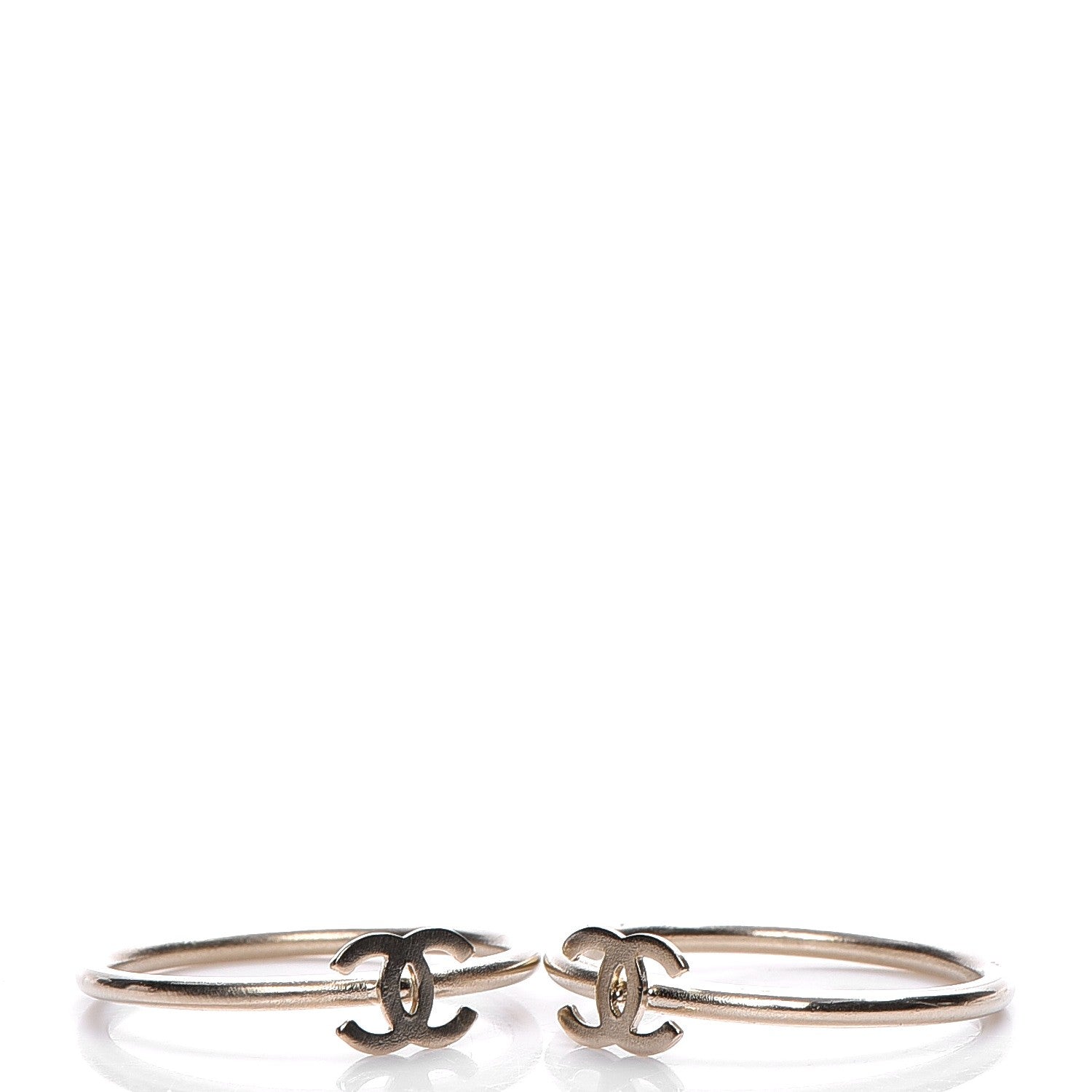 Chanel Enamel Camellia CC Stackable Ring Set 5 6 4 of 6