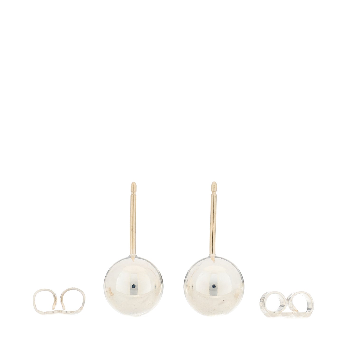 Sterling Silver 8mm HardWear Ball Earrings