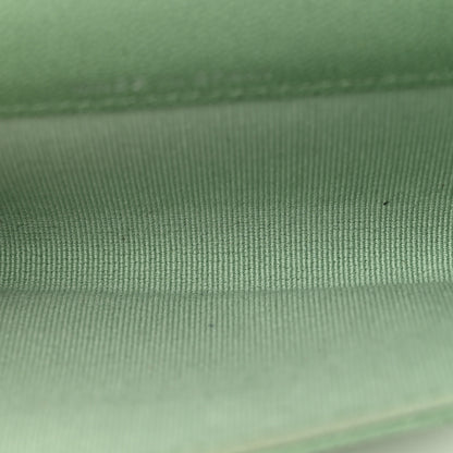 Chanel Caviar Quilted Boy Flap Card Holder Light Green 5 of 11