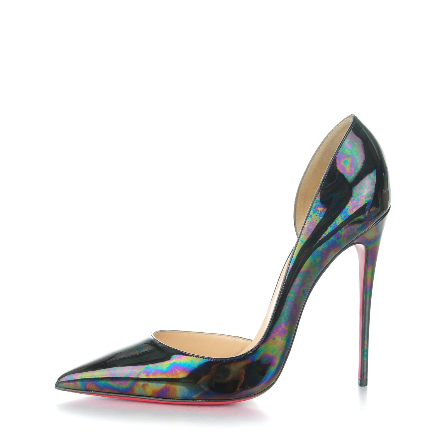 Christian Louboutin Patent Iriza 120 Pumps 42 Stellar Black 1 of 7