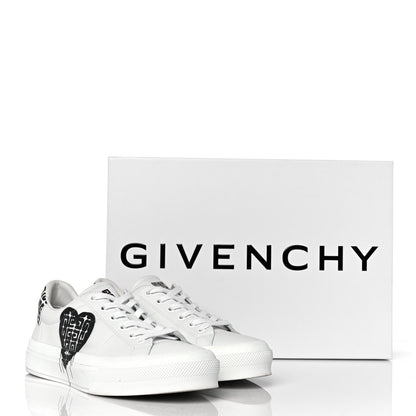 Givenchy Calfskin City Sport Sneakers 40 White Black 10 of 10