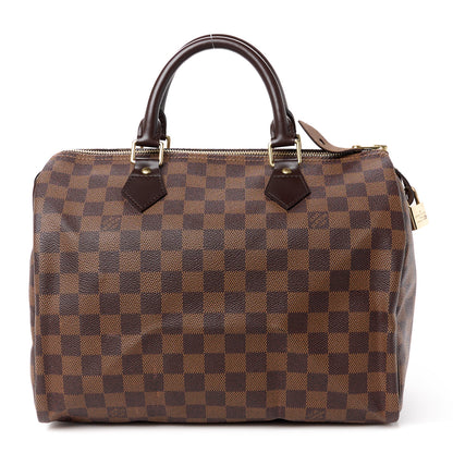 Louis Vuitton Damier Ebene Speedy 30 1 of 12