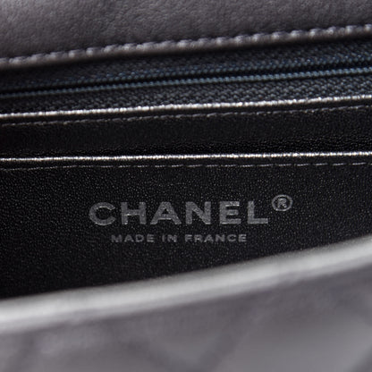Chanel Sheepskin Quilted 2.55 Reissue Mini Flap Dark Grey 8 of 9